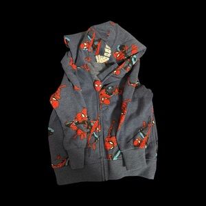 Marvel Spider-Man Graphic Blue Hoodie Sweater